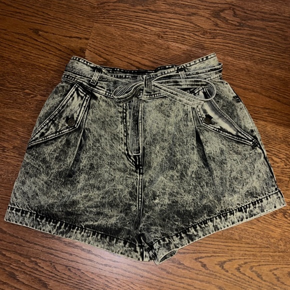 Ulla Johnson Jean shorts with belt - Picture 1 of 2